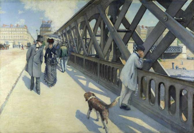 Gustave Caillebotte le pont de leurope